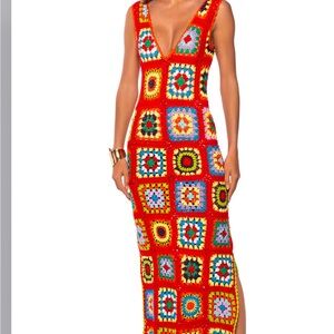 NINI CROCHET TANK MAXI DRESS